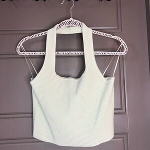 GB SLEEVELESS PASTEL MINT GREEN TOP